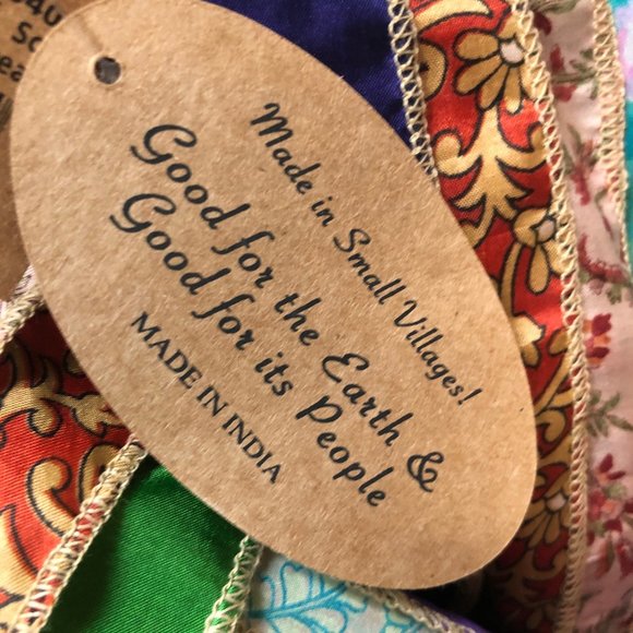 Art Studio Original Sari Scarf - New with Tags - Picture 9 of 9